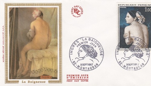 France 1967 fdc ingres - ingres, 1530