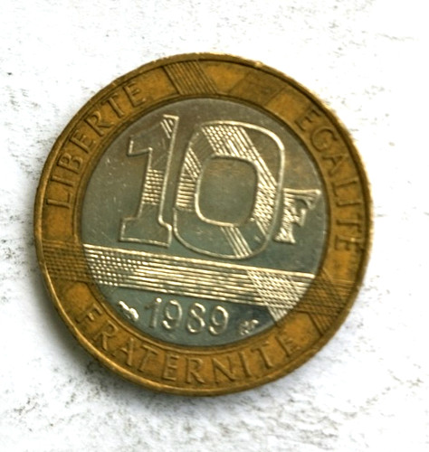 Frankreich francs 1989 - 10,