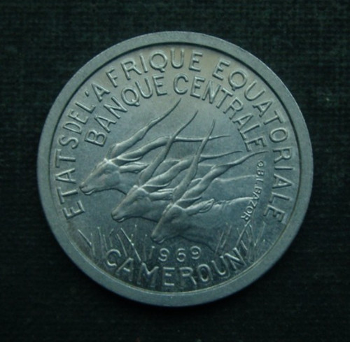 Kamerun franc franken - 1,