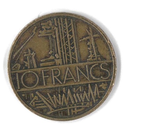 Francs münze - 10,