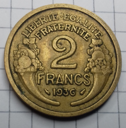Frankreich francs 1936 - 2,