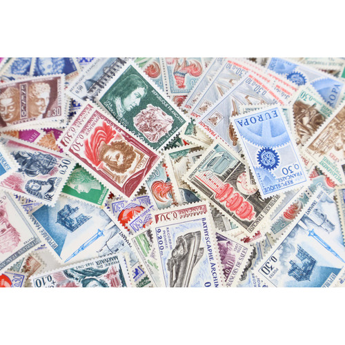 Satz von 1000 briefmarken - satz,