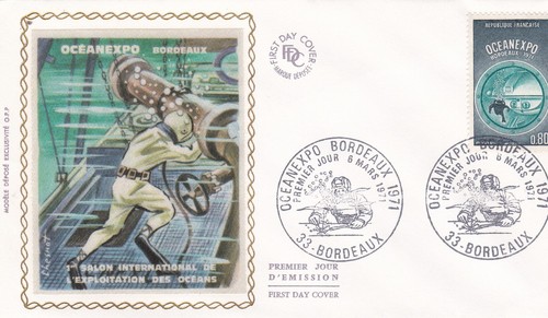 France 1971 fdc - fdc, oceanexpo