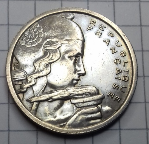 Frankreich 100 francs 1954 - francs, "b"