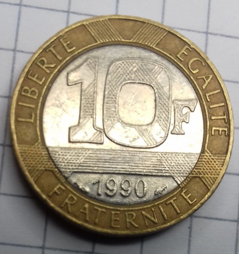 Frankreich francs 1990 - 10,