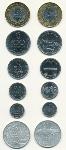 Comoros komoren 10 - +, +