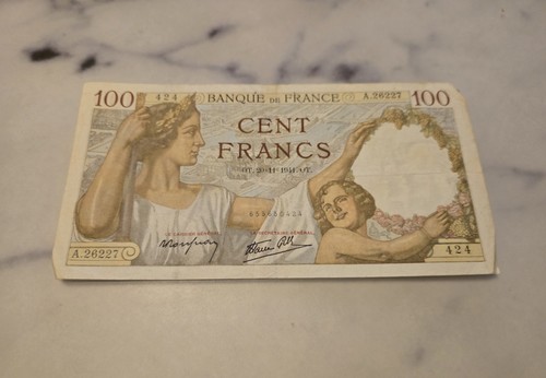 100 francs banknote - 100,