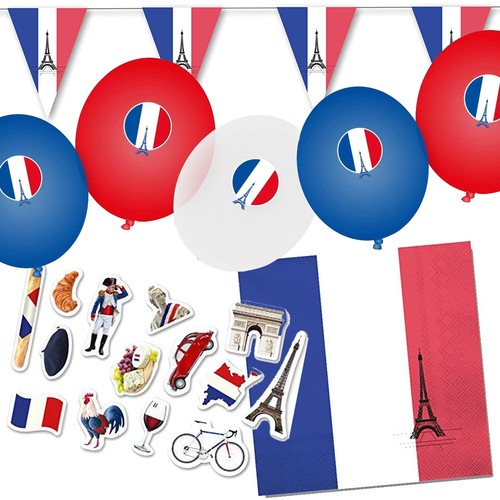 Frankreich party set - frankreich,