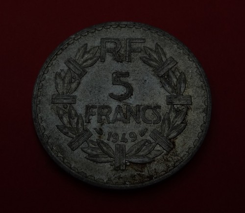 Frankreich francs 1949 alu - 5,
