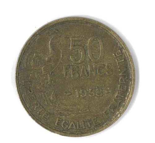Franc münze - 50,