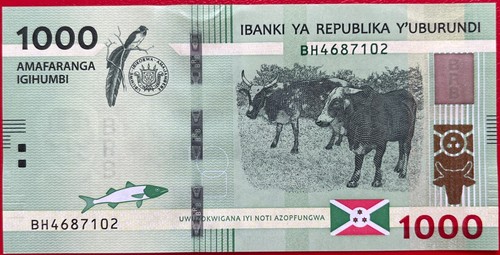 Burundi 1000 francs - 🇧🇮,