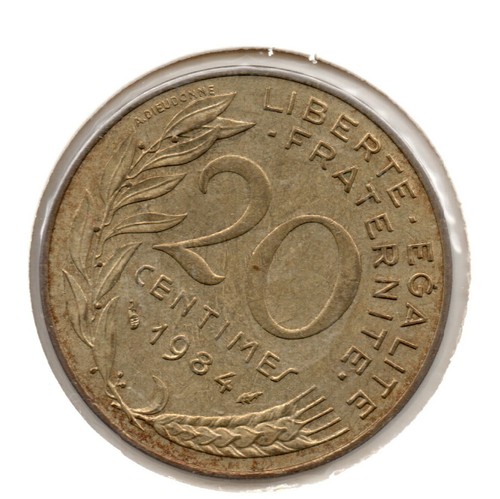 Centimes frankreich 1984 - 20,