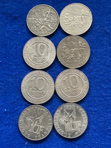 Francs gedenkmünzen 1984 - 10,