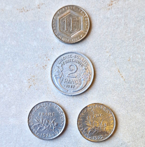 Frankreich franc münzen lot - münzen,