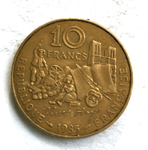 Frankreich francs 1985 - frankreich, 10