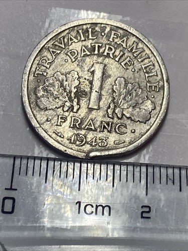 Franc 1943 frankreich vichy - 1943,