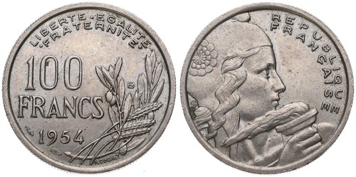 Frankreich france 100 - france, francs
