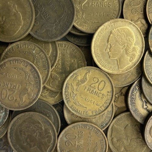 Münzen sammlung frankreich - frankreich, 20
