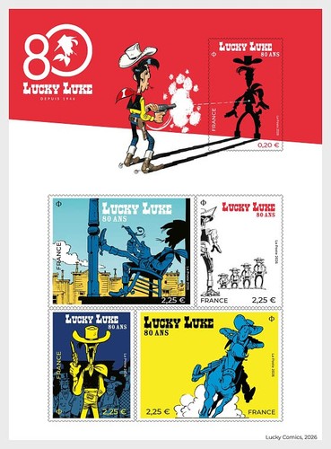 France 2026 lucky luke - lucky, 80
