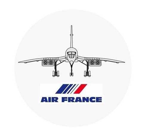 Air france concorde - air, aufkleber