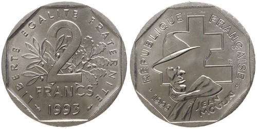 Frankreich france 2 francs - -,